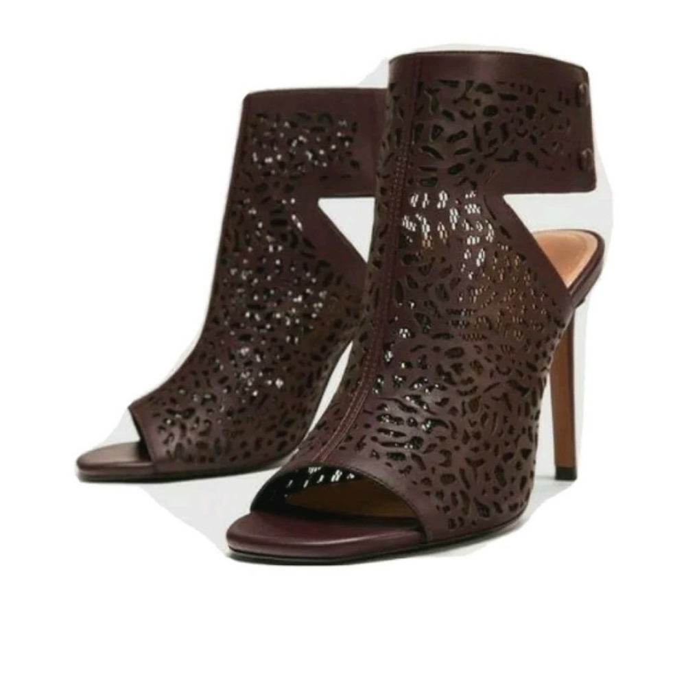 Zara Stiletto Ankle Sandals Size 5